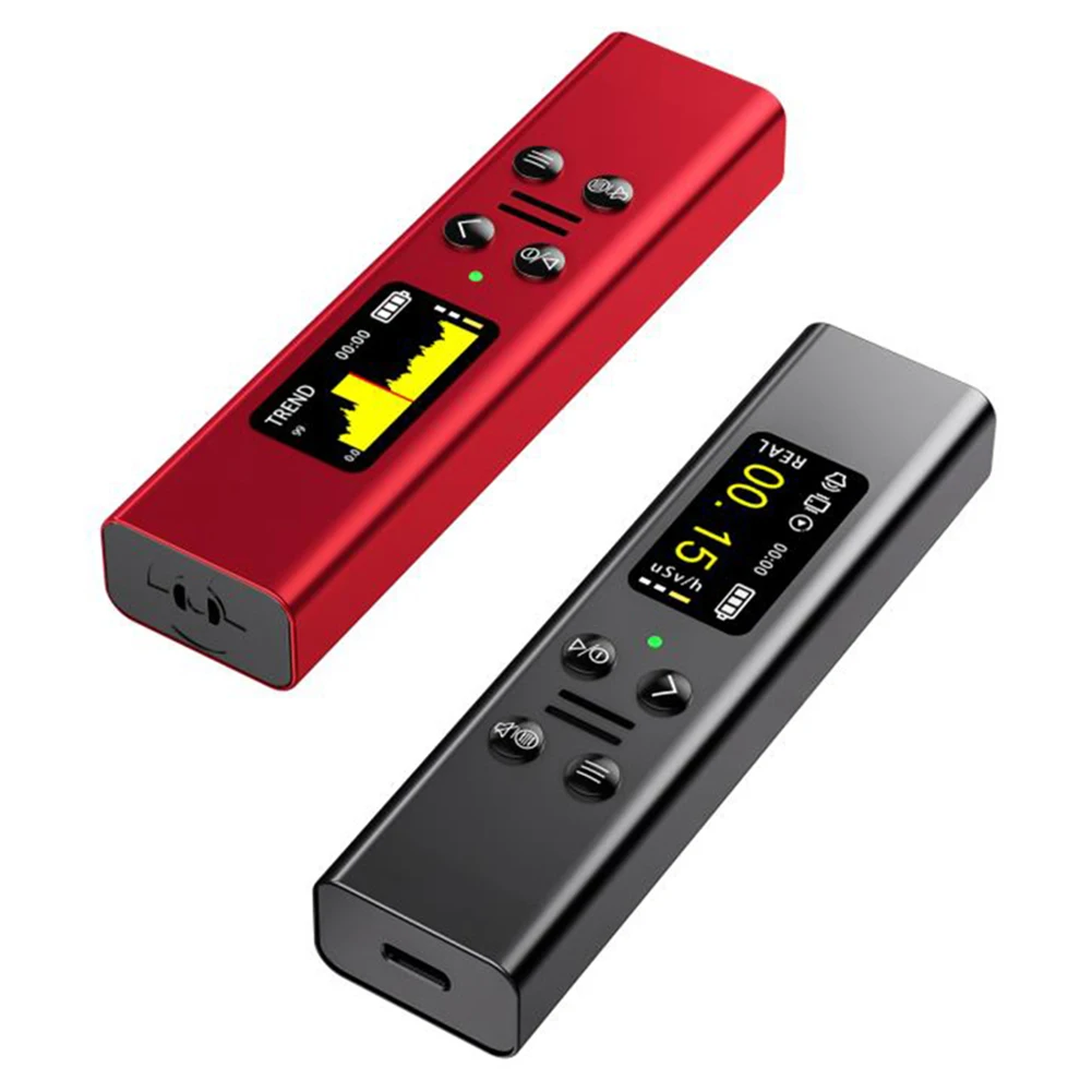 Geiger Counter Portable Dosage Alarm Device Dosimeter Monitor High Precision Triple Alarm Rechargeable for Nuclear Power Station