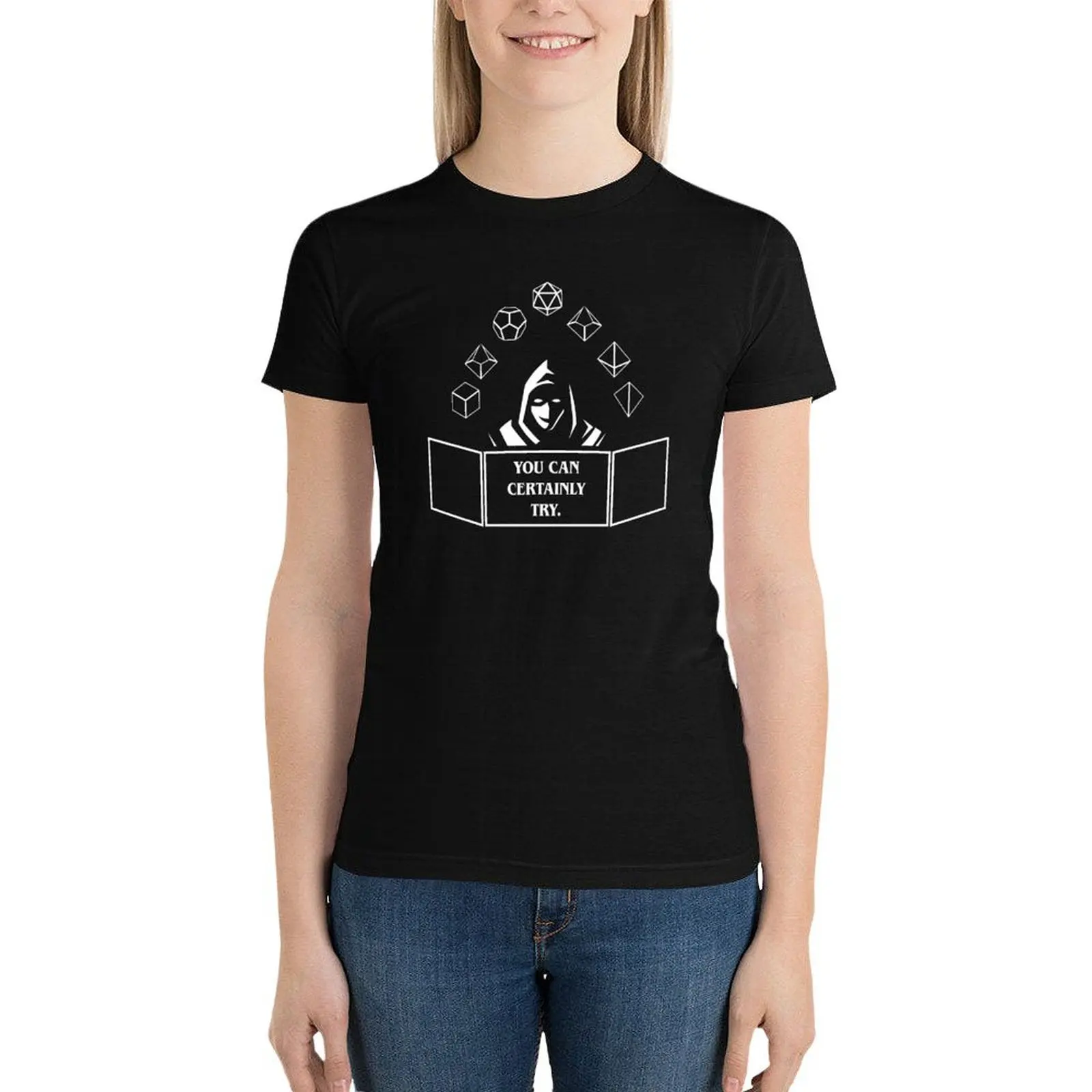 Storyteller Screen and Dice Set Tabletop RPG Gaming T-Shirt cute tops cute clothes graphics funny spring clothes Women 2024