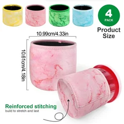24oz Neoprene Ice Cream Pint Sleeves - Set of 4 (24OZ)