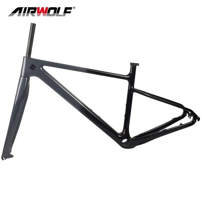 

Airwolf T1000 Bikes Full Carbon MTB Bike Frame Quick Release 135*9 Mountan Frame and 29ER Carbon Mountain Fork Tapered Tube