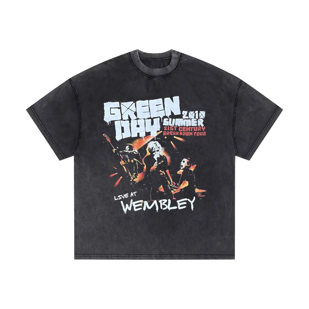 Amazon.co.jp: Green Day Official Tour 2024 T-Shirt Black
