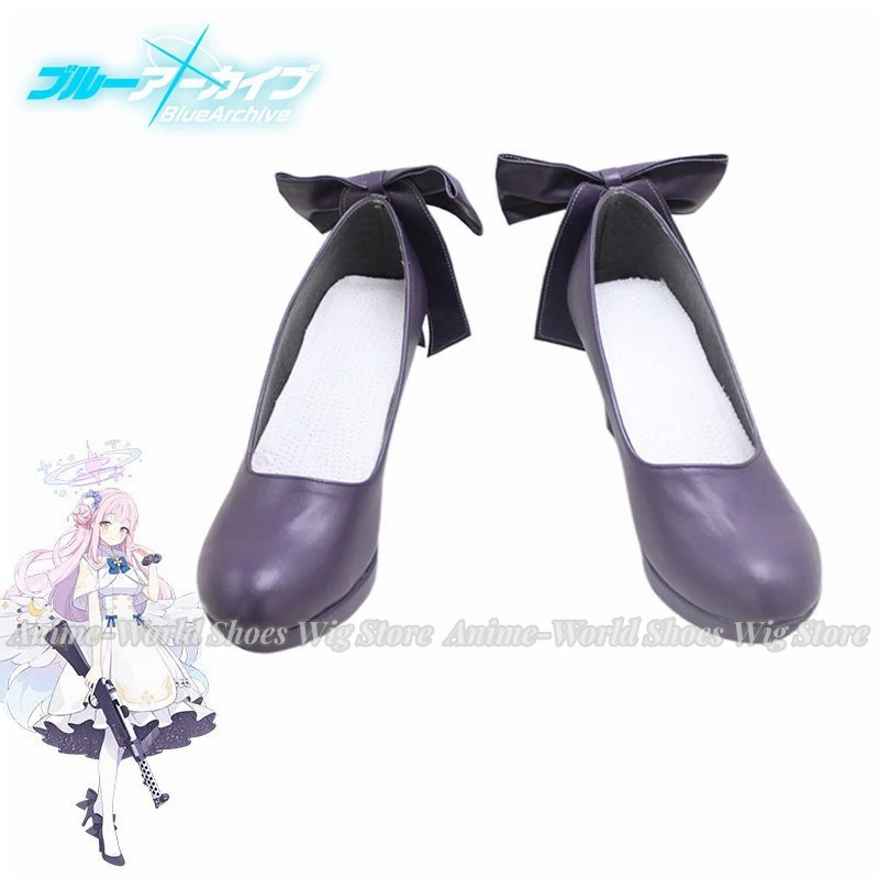 

Game Blue Archive Misono Mika Cosplay Shoes Halloween Carnival Boots PU Shoes Cosplay Props Custom Made