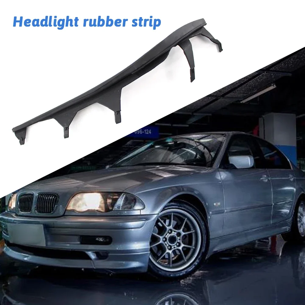 For BMW E46 325i 2002-2005 Car Front Upper Headlight Cover Strips Trims Headlight Sealing Strip Gasket 63126921859 63126921860