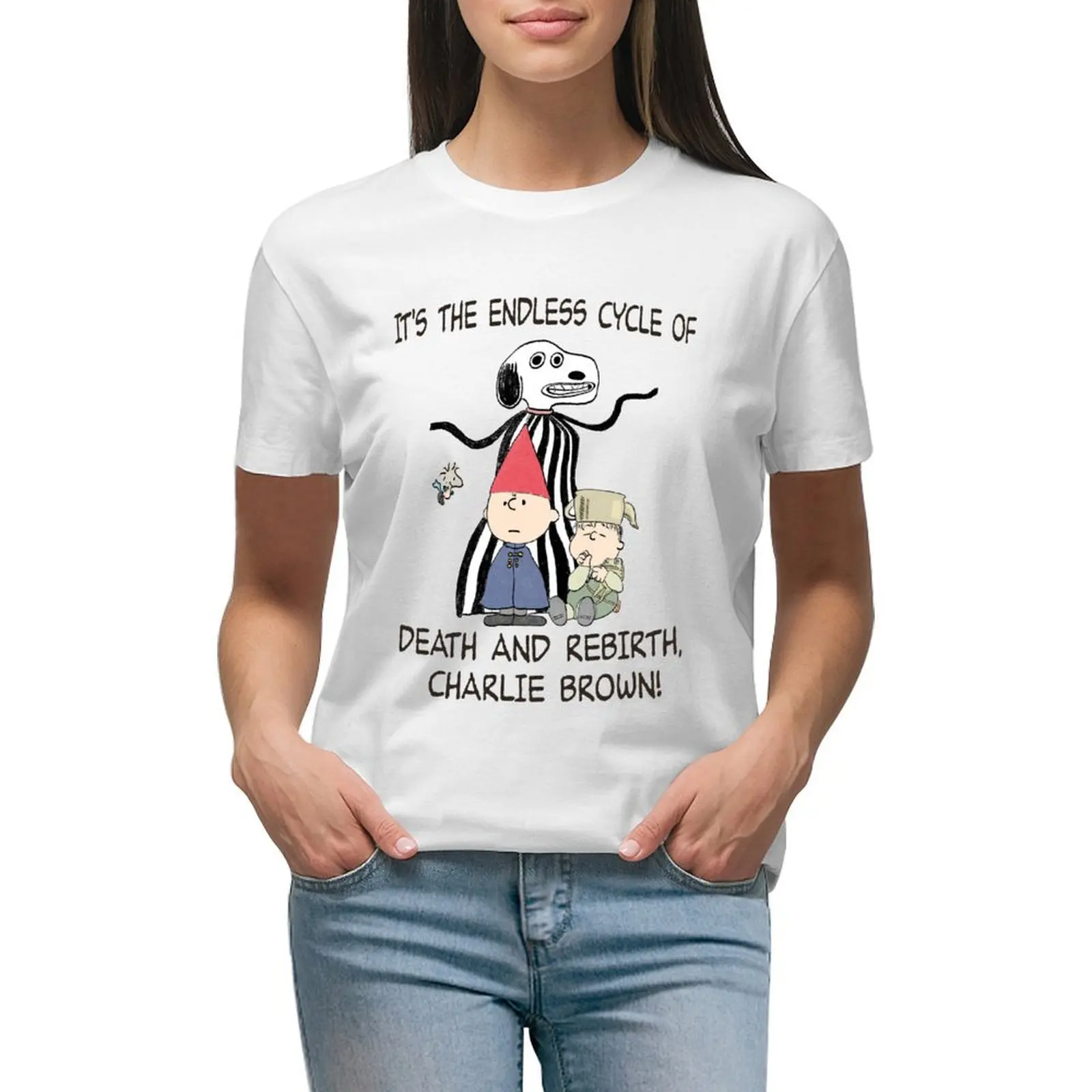 

Death and Rebirth T-shirt kawaii clothes lady clothes cute t-shirts for Women