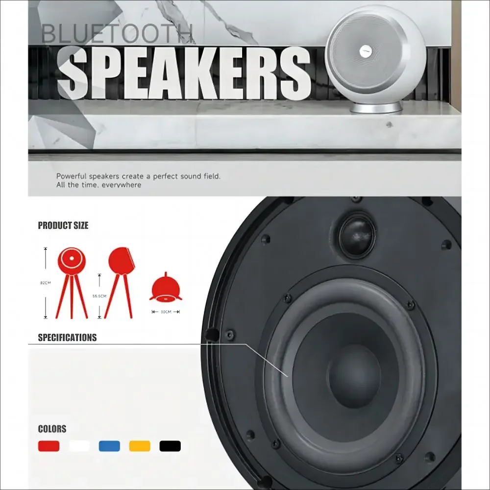 하이 퀄리티 스피커 액세서리 포함 트롤리 스피커, 신제품