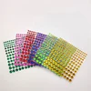 3PCS Jewel Sparkle Crystal Eye Drill Sticker Facial Beauty Decorations Holiday Makeup Crystal Diamond Stickers Color Random 2