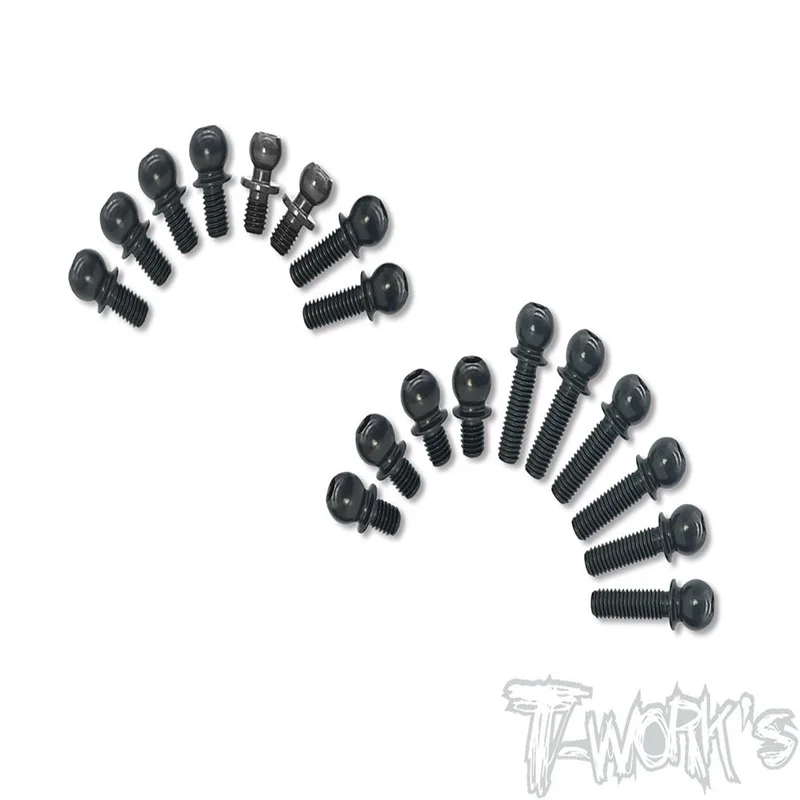 

Original T works TE-205-T421 7075-T6 Hard Coated Alum Ball End set ( For Xray T4'21 ) professional Rc part