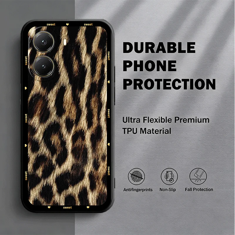 Chic Leopard Print Phone Case - Fashion Sweet Edition