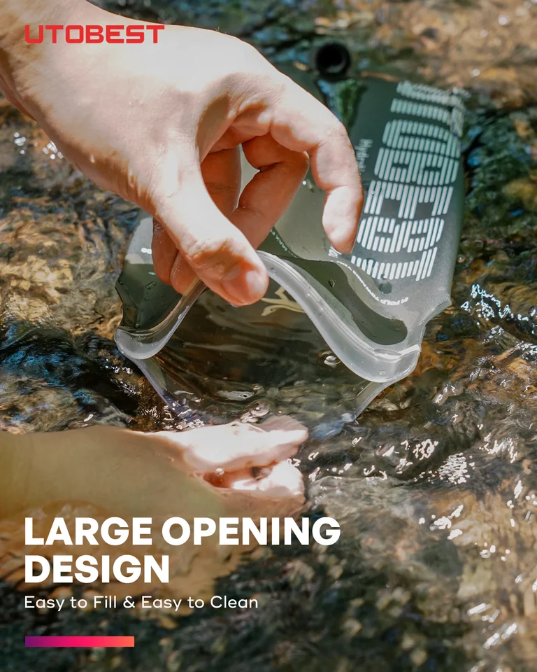 Sacca Idratazione 2L Senza BPA - Zaino Per Acqua Per Corsa, Ciclismo E Campeggio - Foto 10