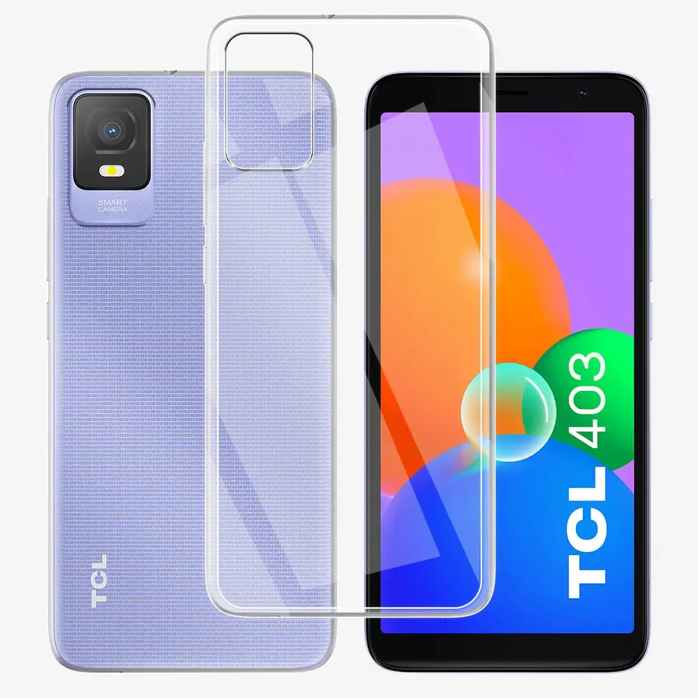 For TCL 403 Clear Case Silicon Soft Cover For TCL 403 TCL403 Phone Case For TCL 403 Tcl 403 Clear Ultra Thin Bumper Coque 6