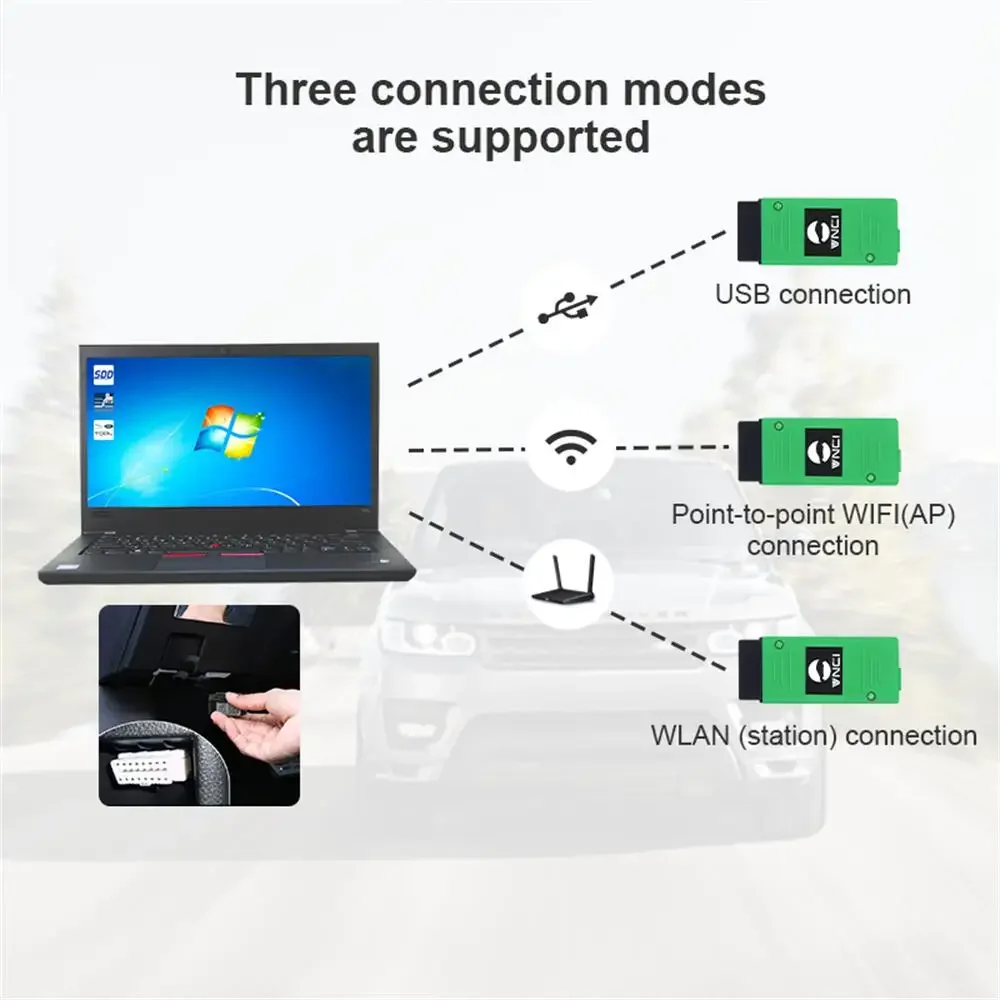 Scanner diagnostico VNCI 2025 per JLR DOIP Ja-guar Lan-d Rov-er Supporta SDD Pathfinder, codifica e programmazione - immagine 4