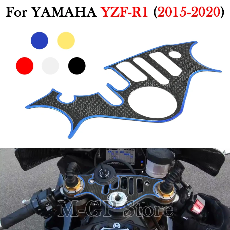 

3D Motorcycle Triple Clamp Yoke Waterproof Sticker Protector Cover Decal Applique For YAMAHA YZF-R1 YZF1000 R1 R1M 2015 - 2020