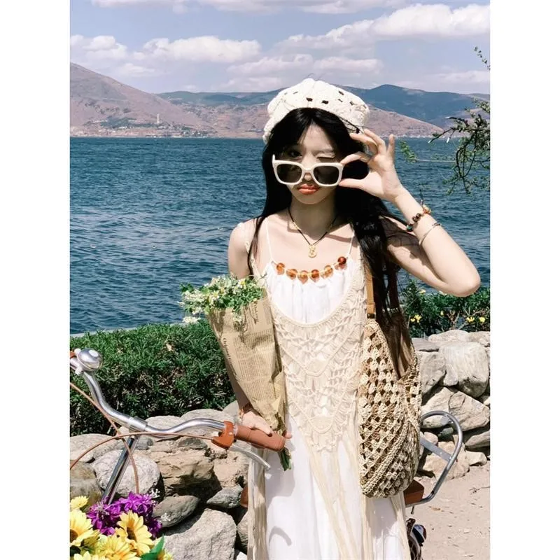 JIAERDI Vacation Large Capacity Woven Bags Women New 2025 Summer Hollow Out Beach Bag Female Retro Casual Handbag Tote Bag Chic