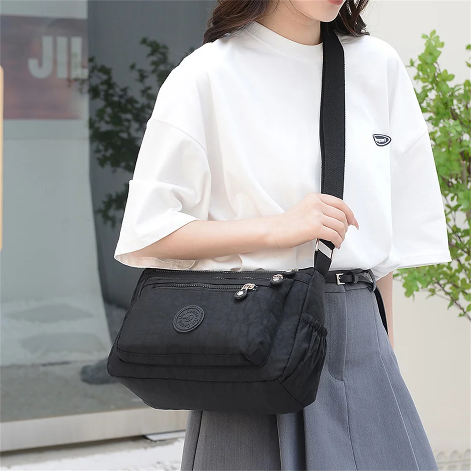Women Messenger Bag Female Waterproof Nylon Shoulder Bags Ladies Handbags Fashion Girls Crossbody Bags Tote