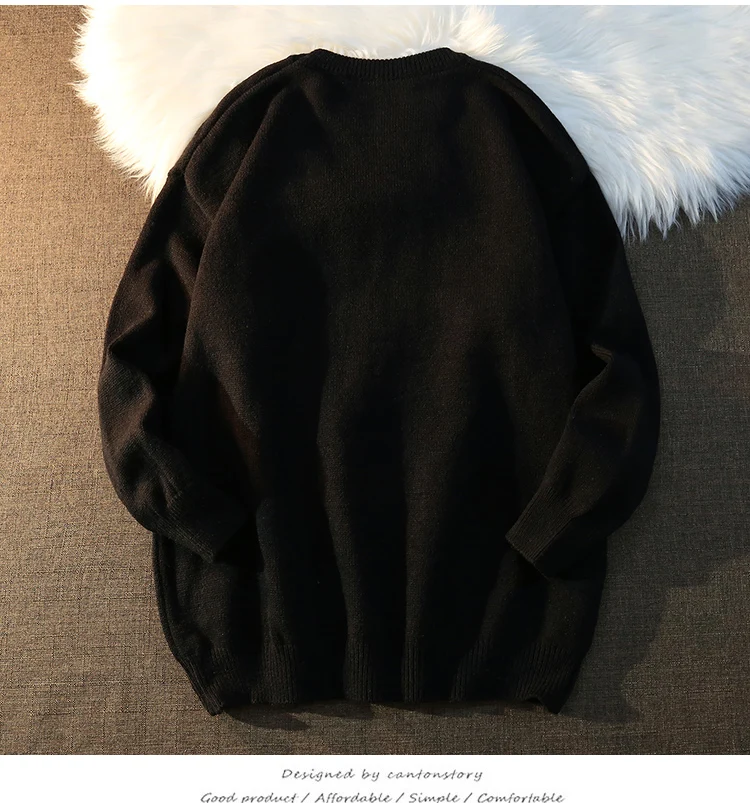 Kawaii White Rabbit Oversized Pullovers Woman Spring Autumn