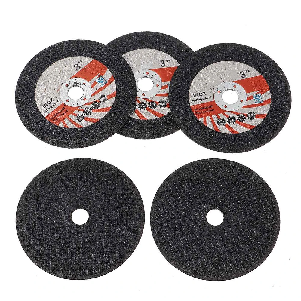 

10Pcs 3 Inch Grinding Wheel 10mm Bore Circular Resin Grinding Disc Cutting Disc For Angle Grinder 75mm