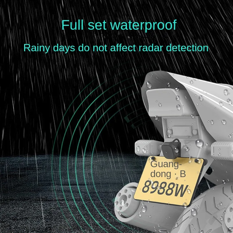 Car Safety System Motorcycle Millimeter Wave Radar Warning Blind Spot Monitoring Lane Change Warning Safety System and Auxiliary Machine