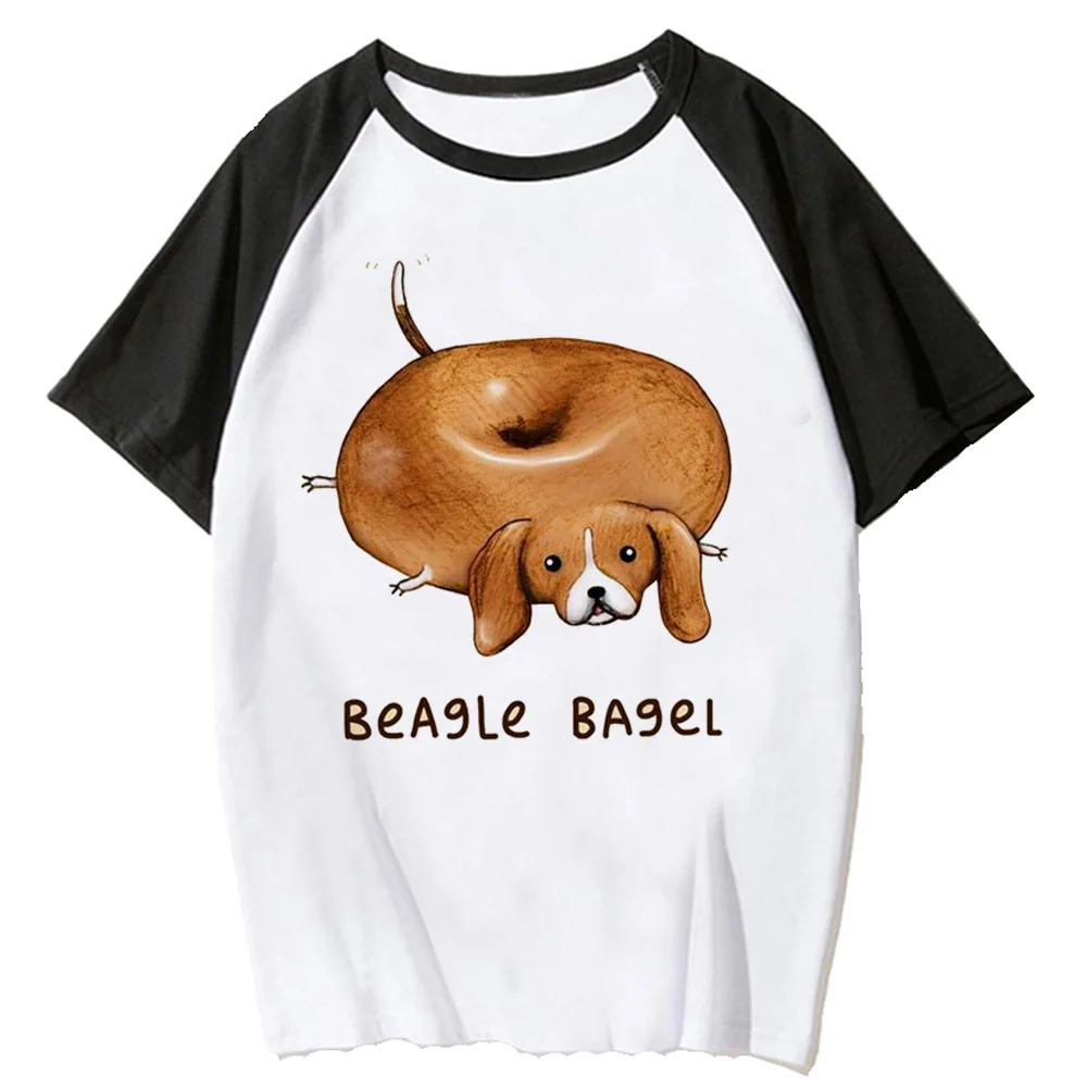Beagle Tshirt Donna Manga Designer Comic Tee Girl Funny Manga Designer Abbigliamento