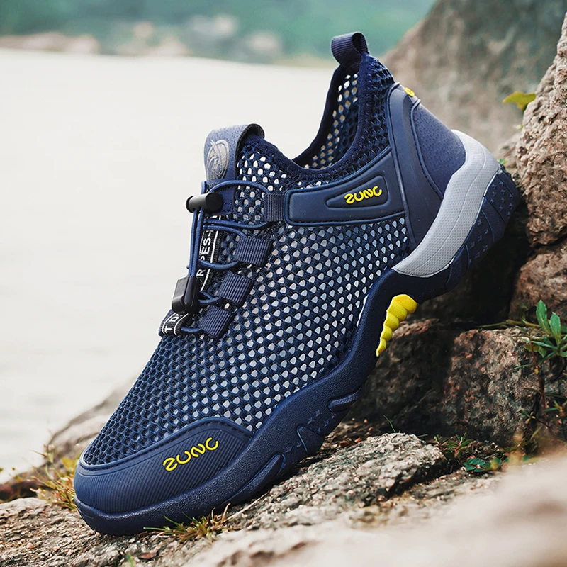 

Мужские летние дышащие Нескользящие кроссовки для бега и прогулок