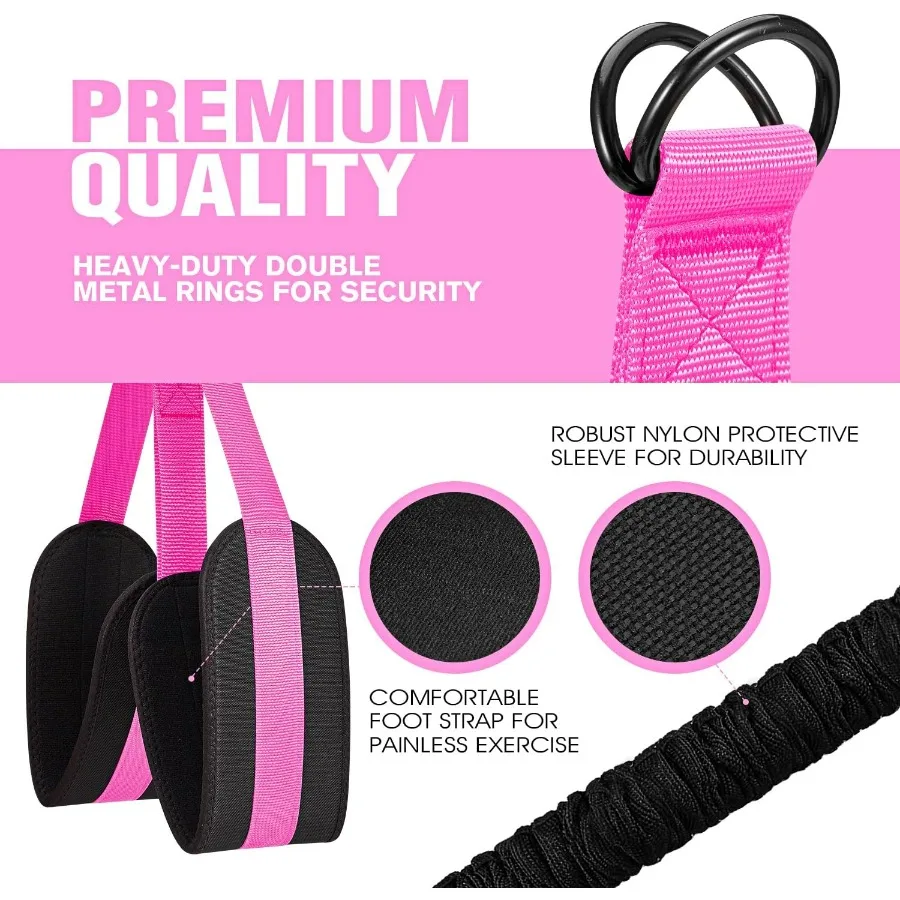 Pull Up Assistance Bands, Resistance Bands for Pull Up Bar Workout, Adjustable Heavy Duty Pull Up Assist Equipment with 4 Assist