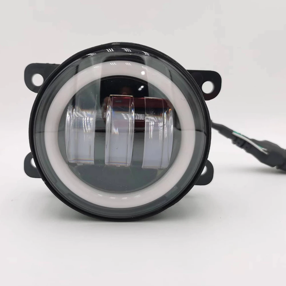 

Car Driving Light LED Headlight 6000K ABS Angel Eyes For Car SUVs Motorcycles Four Corners Daily IP67 Turn Signal Work Light