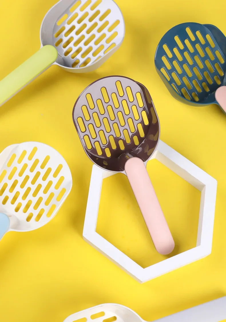 Cat Litter Scoop Set With Fine Mesh Sieve And Matching Base_voghion.com