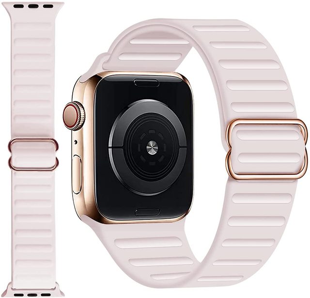 Stretch Silicone Solo Loop Band for Apple Watch 7 6 5 3 Se Sport Women Men Stretch Strap for Apple Watch 44 42 40 38