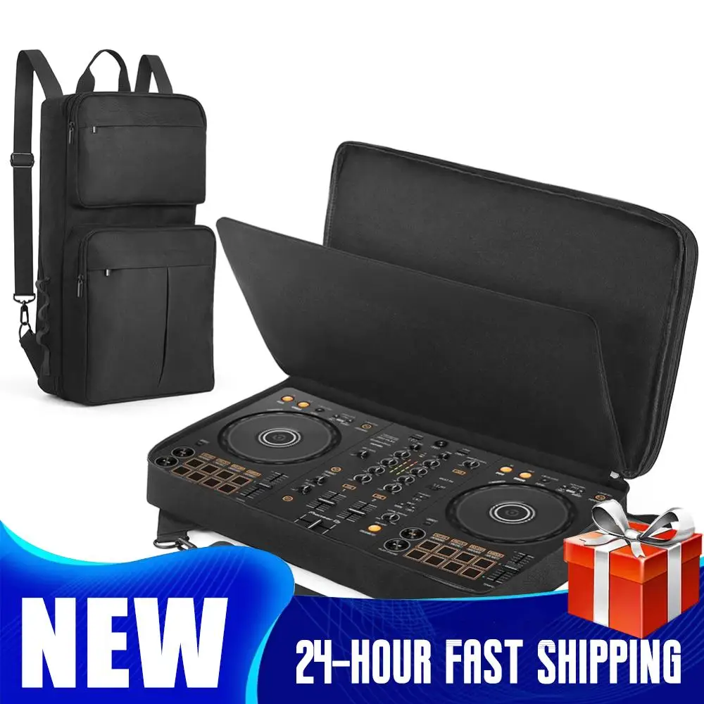Zaino per borsa a tracolla per controller DJ per Pioneer DDJ-400/DDJ-FLX4 per custodia per mixer DJ Roland DJ-202 - immagine 5