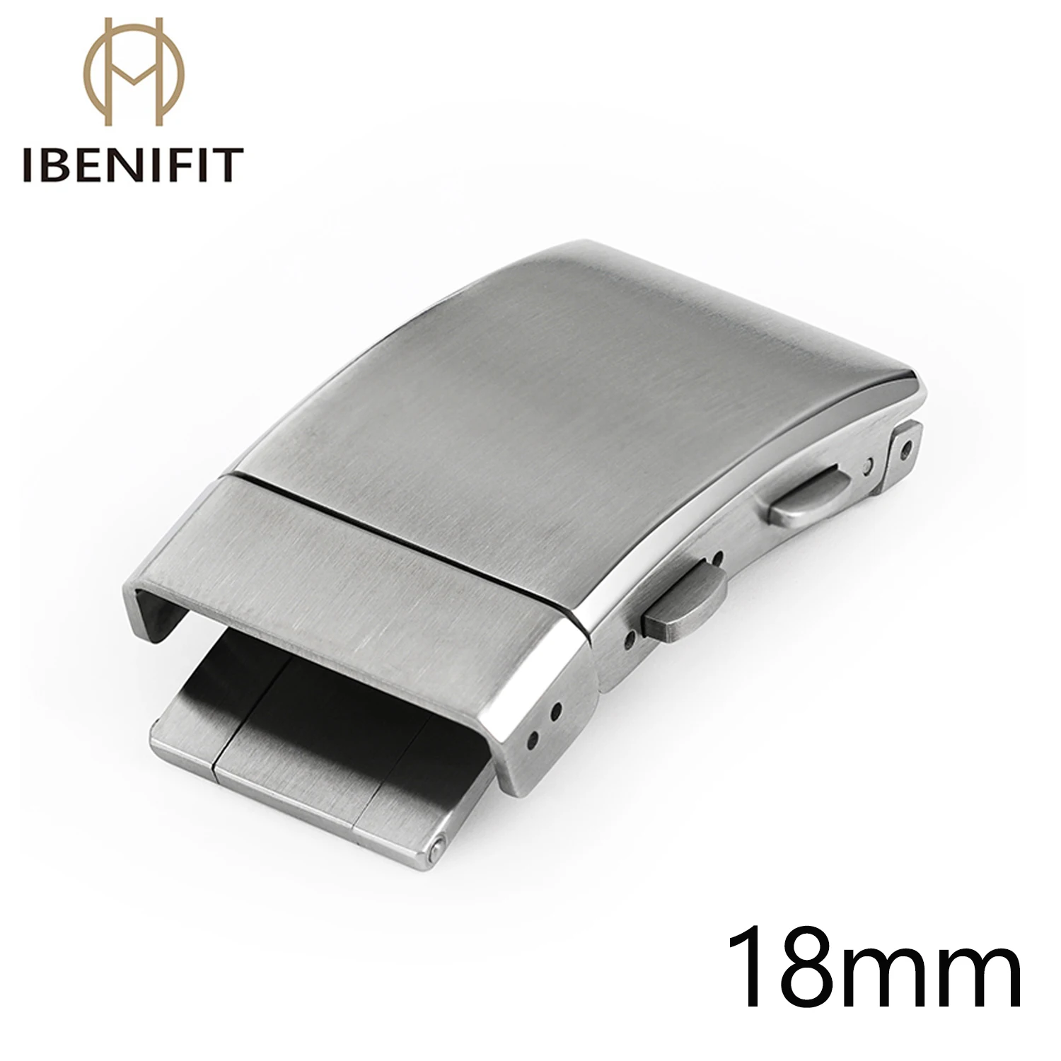 Premium Stainless Steel Watch Clasp Folding Buckle - Elegant Strap Accessory