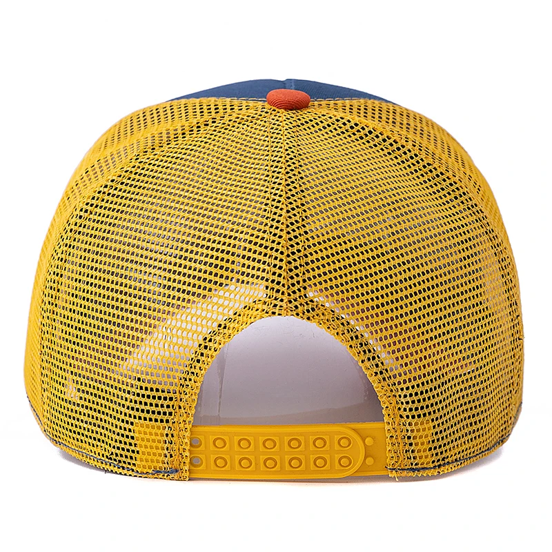 Unisex Baseball Cap Classic STATION Letter Pattern Mesh Cap Men And Women Breathable Streetwear Summer Trucker Hat