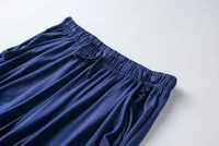 Spring and summer new ladies pajamas three-piece short-sleeved shorts trousers modal soft T-shirt pajamas women's loose home set - Image 6