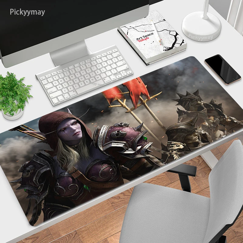 World Of Warcraft Mouse Pad Computer Laptop Mouse Mat Large Mousepad Keyboards Table Carpet Gaming Desk Play Mats Locking Edge