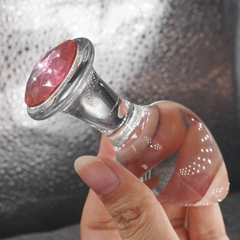 Crystal Anal Plug Silicone Butt Plug For Adult Games_voghion.com