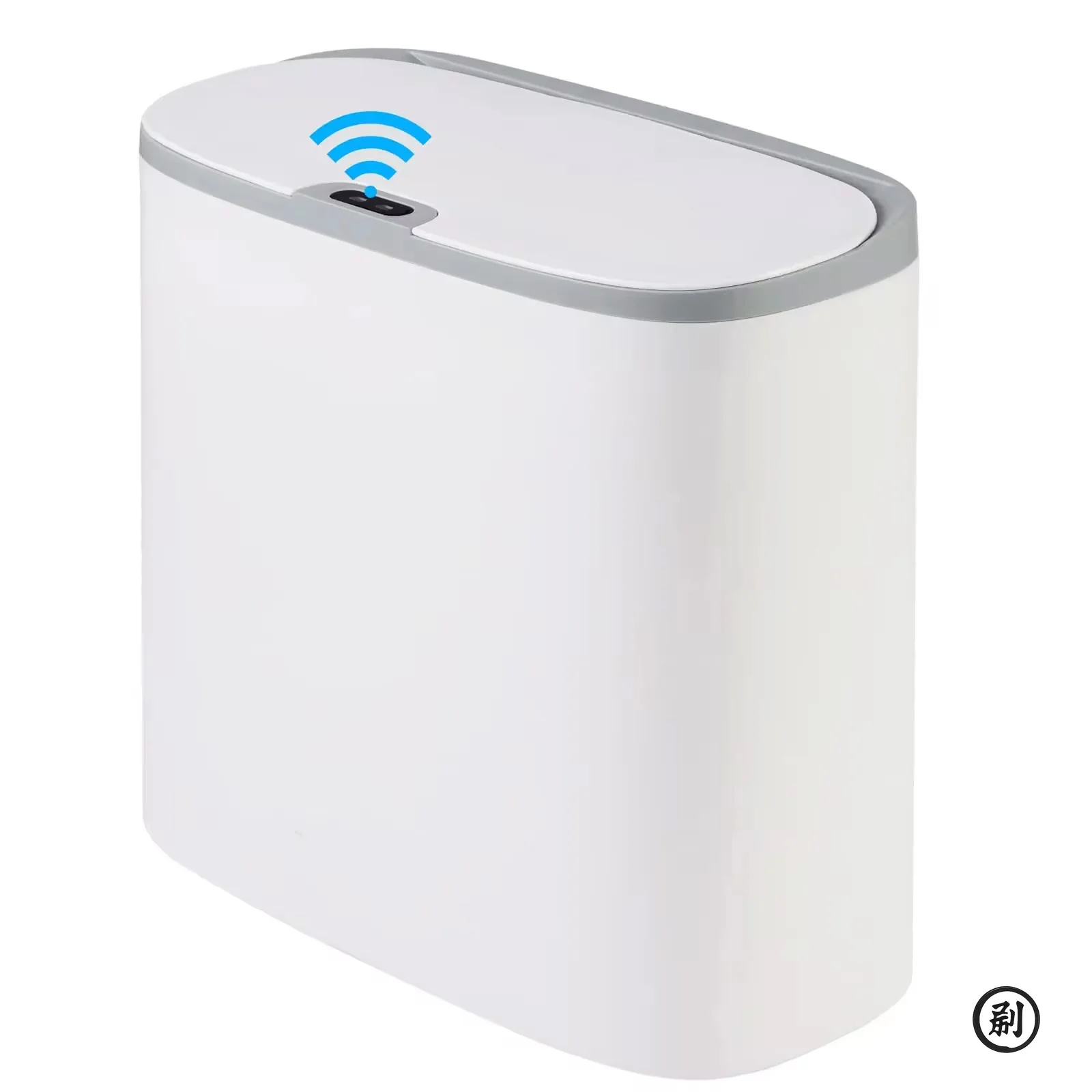 Automatic Bathroom Trash Can with Lid, Touchless Small Trash Can, Motion Sensor Waterproof Slim Garbage Can for Kitchen, Bedroom