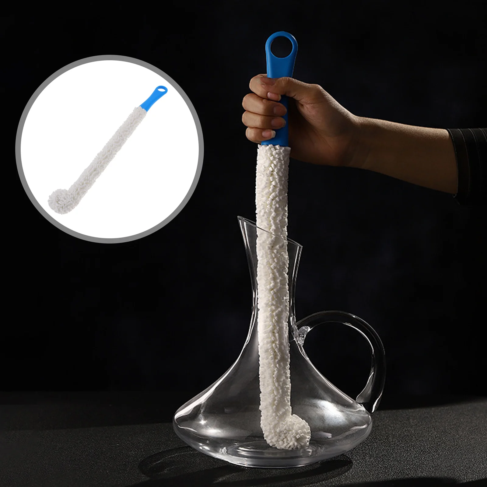 

Decanter Brush Cleaning Vase Glass Cleaner Multipurpose Sponge Goblet Baby