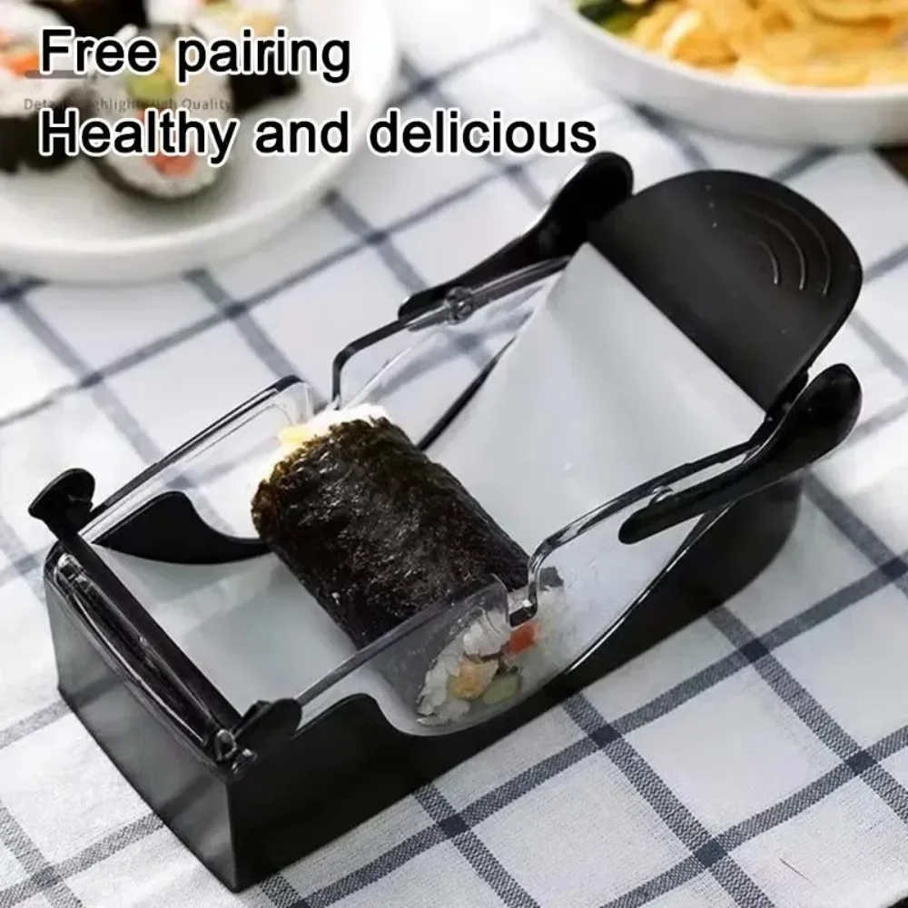 초밥 도구 DIY 초밥 롤러 기계 초밥 메이커 롤러 장비 해초로 감싼 쌀과 야채 롤 주방용품 BHL277-FRO