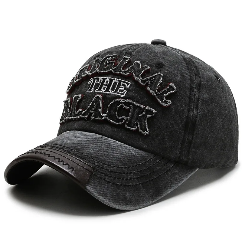 Retro Letter Embroidery Baseball Caps Spring Summer Men Women Cotton Adjustable Casual Hat Hip Hop Streetwear Sun Hats y2k hat 3
