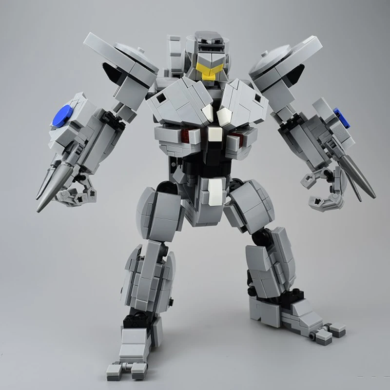 

21CM Mecha Fighting Warfare Soldier Robots Model Assembly Small Particle Building Blocks Educational Toys For Children Bricks