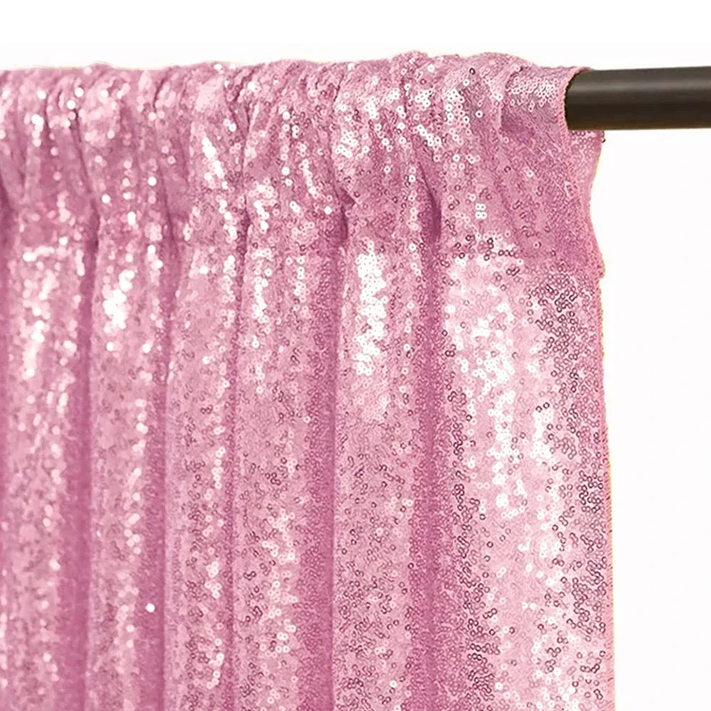Party Supplies Birthday Backdrop Party Decoration Party Backdrop Curtain 2x8ft Sparkly Sequin Backdrop Curtain For Wedding Birthday Christmas Baby Shower Party Decor