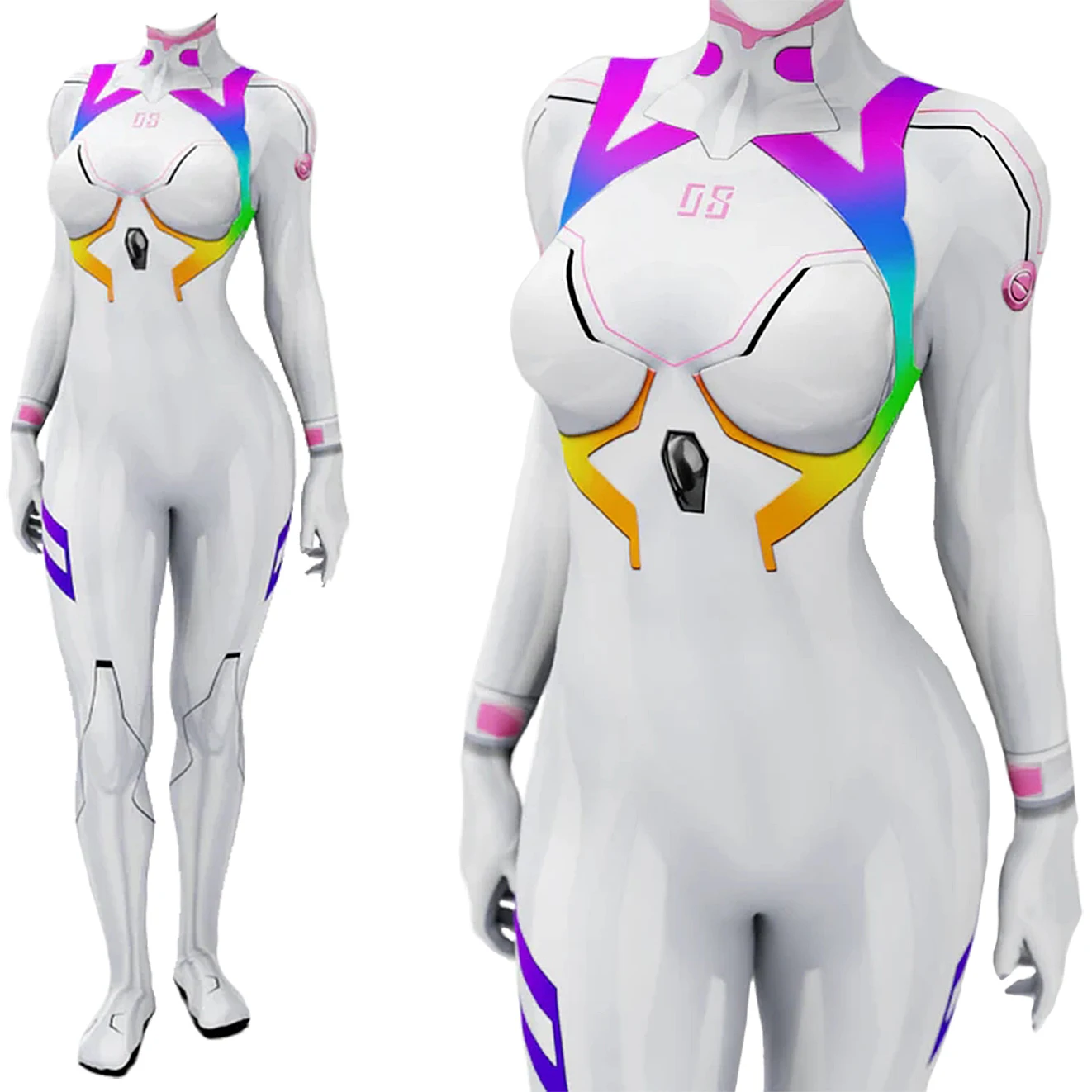 Neon Genesis Evangelion Asuka Langley Soryu Unit-02 Pilot Suit Cosplay Costume