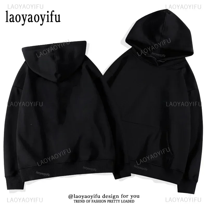 High quality Cotton hoodie women Men Classic Customized Personality Sweatshirt Casual Fashion Pullovers Hipster Hip-hop Hooded