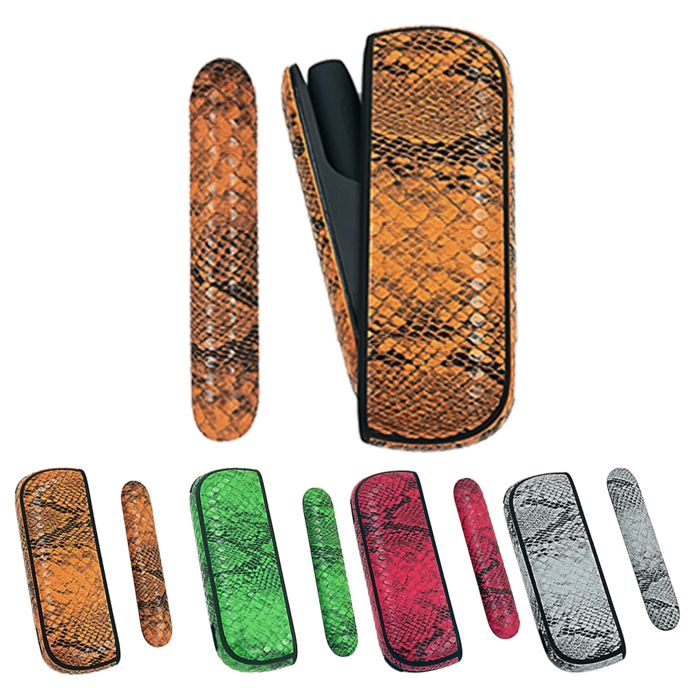 RUORUO-Snakeskin-Pattern-Side-Cover-Leather-Case-for-IQOS-3duo ...