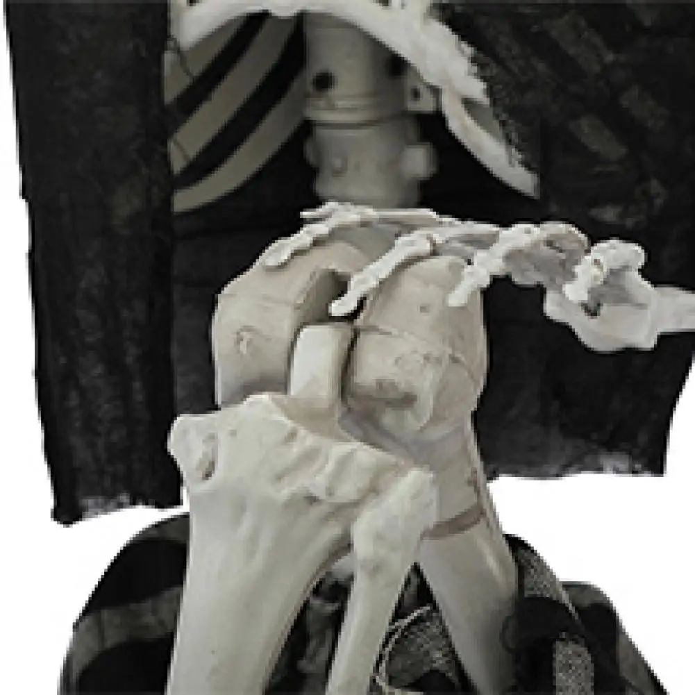 165cm Plastic Skeleton Life Size Imitation Full Body Realistic Bones With Posable Joints Pirate Styling Halloween Pose Decor
