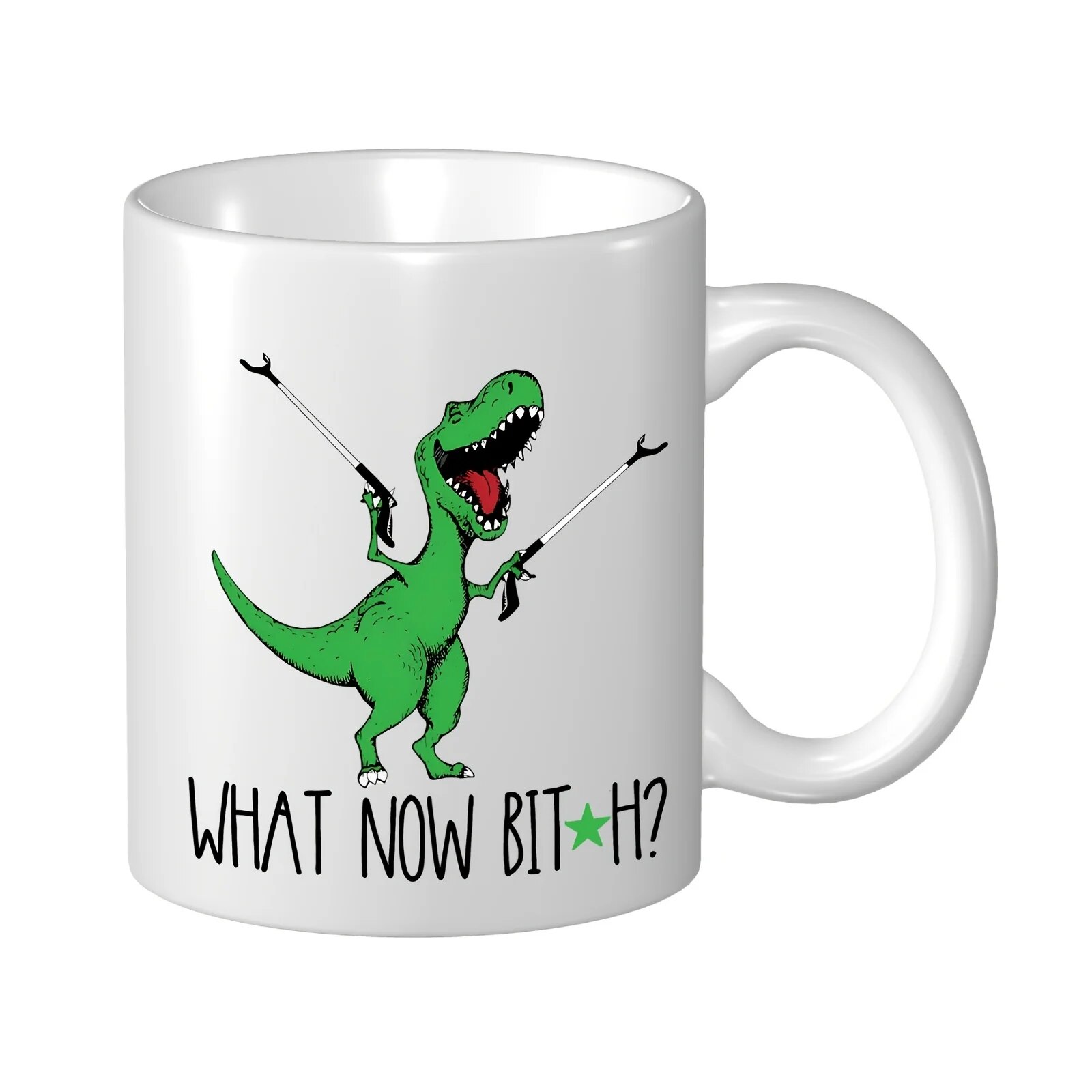  11oz Creative Dinosaur Mug - Ceramic Mug for Coffee, Tea and Juice - Fun Kitchen and Room Decor 