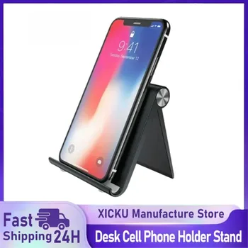 Supporto Portatile per Telefono, Stand da Scrivania per Cellulare, Supporto per Smartphone e Tablet, Compatibile con iPhone