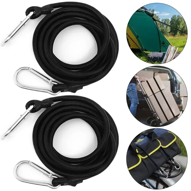 Elastic Cart Cargo Tie Bundle Straps Motorcycle Binding Strap Elastic Rope Electric Vehicle Mountaineering Buckle Luggage Strap