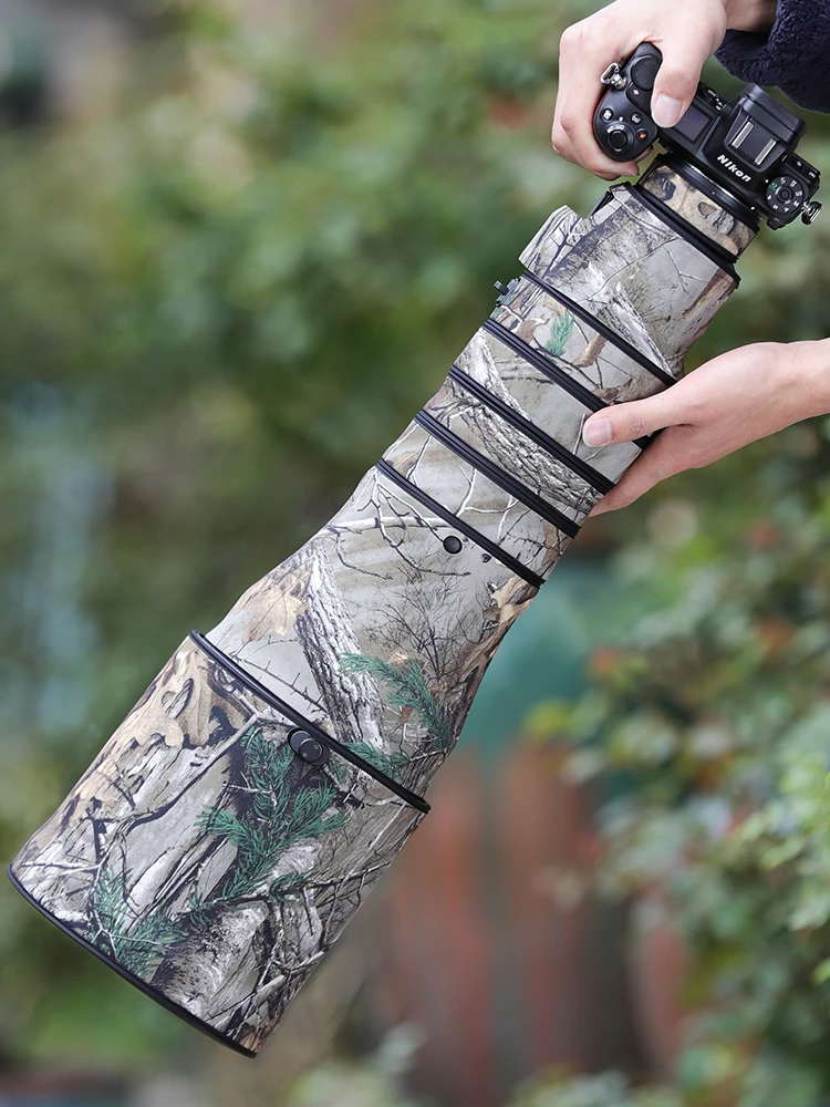 Chasing Birds Camouflage Lens Coat Per Nikon Z 400Mm F2.8 Tc Vr S Copertura Protettiva Per Lenti Impermeabile E Antipioggia Z428 Len Cover