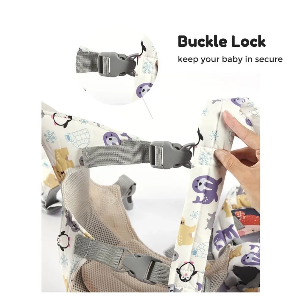 0-36 Months Baby Carrier Backpack Multi Functional Adjustable Comfort For Newborn Infant Kangaroo Bag Easy To Wear Sling Wrap - Image 3