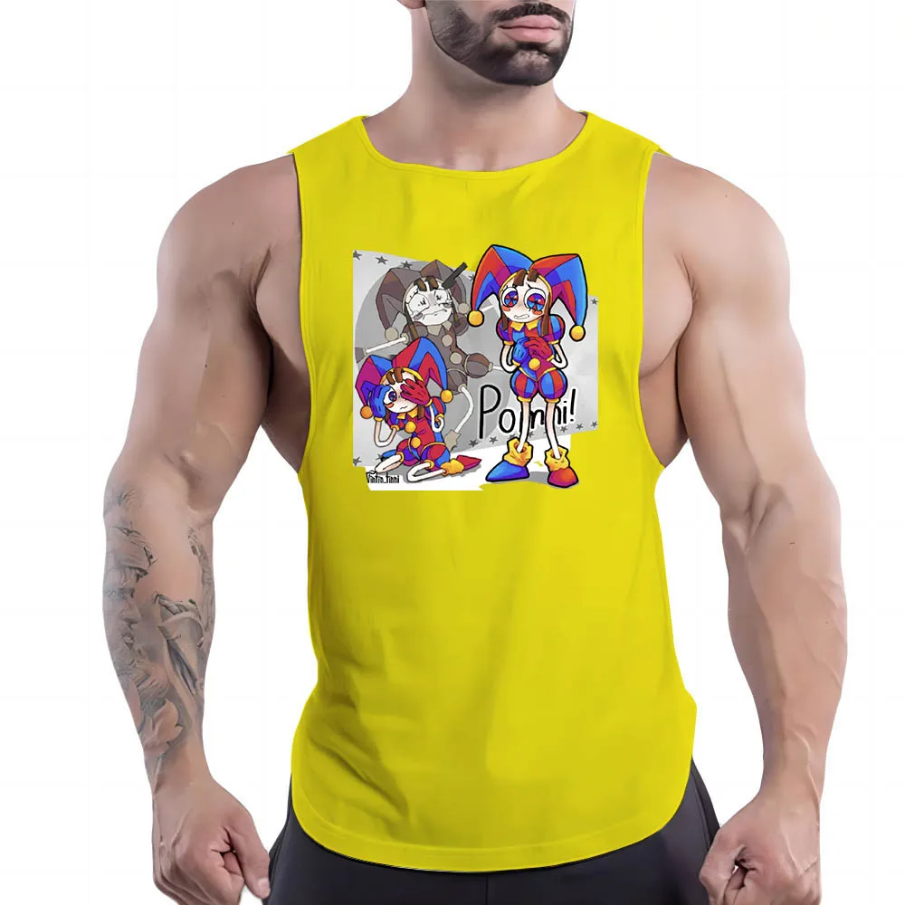 

2d Fun Printed Round Neck Basketball Sleeveless Outdoor Sports gym quick-dry New style Summer Adult Men'S Tank Tops Clothing