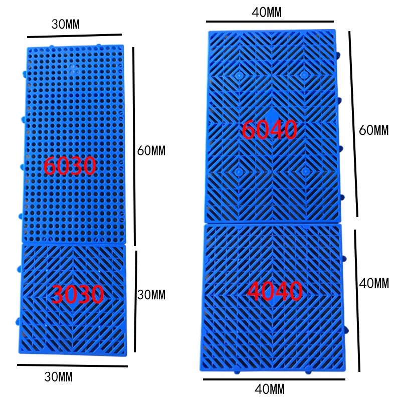 Assembled Heavy Load HDPE Plastic Floor Pallet Grid Board Sheet Moisture-proof Ground Slat Cushion for Warehouse Supemarket